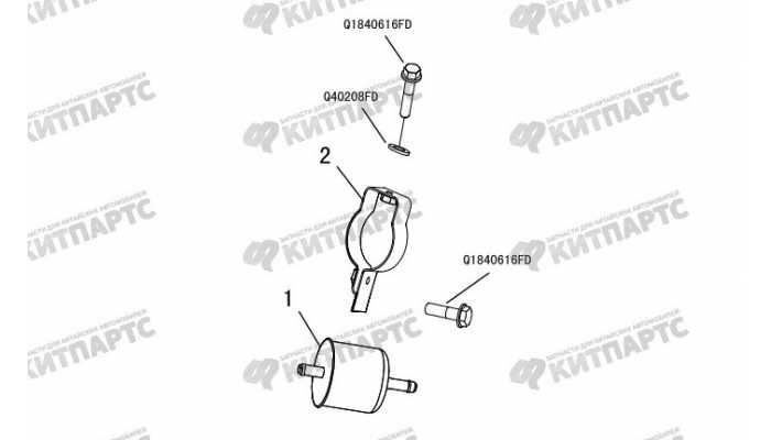 Фильтр топливный Great Wall DW Hower H5