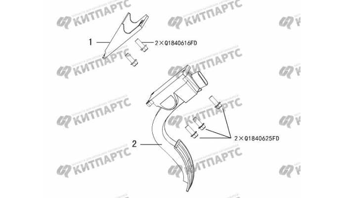 Педаль газа 4G63T Great Wall DW Hower H5