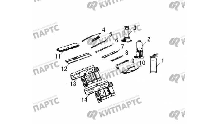 Набор инструмента Great Wall Wingle 3